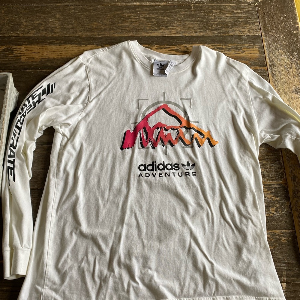 Adidas Adventure Cream Long Sleeve Shirt